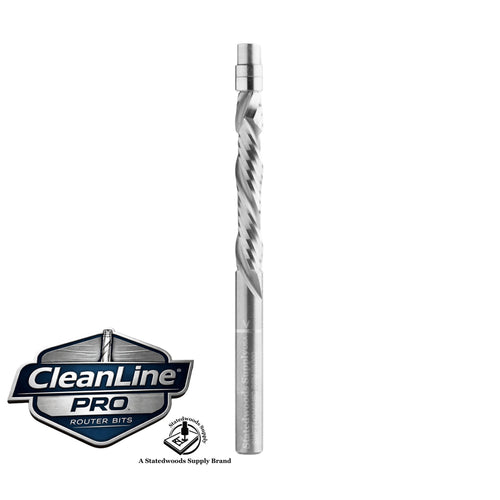 CleanLine Pro 1/4" Carbide Compression Flush Trim Router Bit