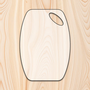 "The Crafted Curve" Cutting Board or Charcuterie Board Router Template