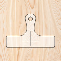 Traditional Rounded Edge Cutting Board or Charcuterie Board Handle Router Template
