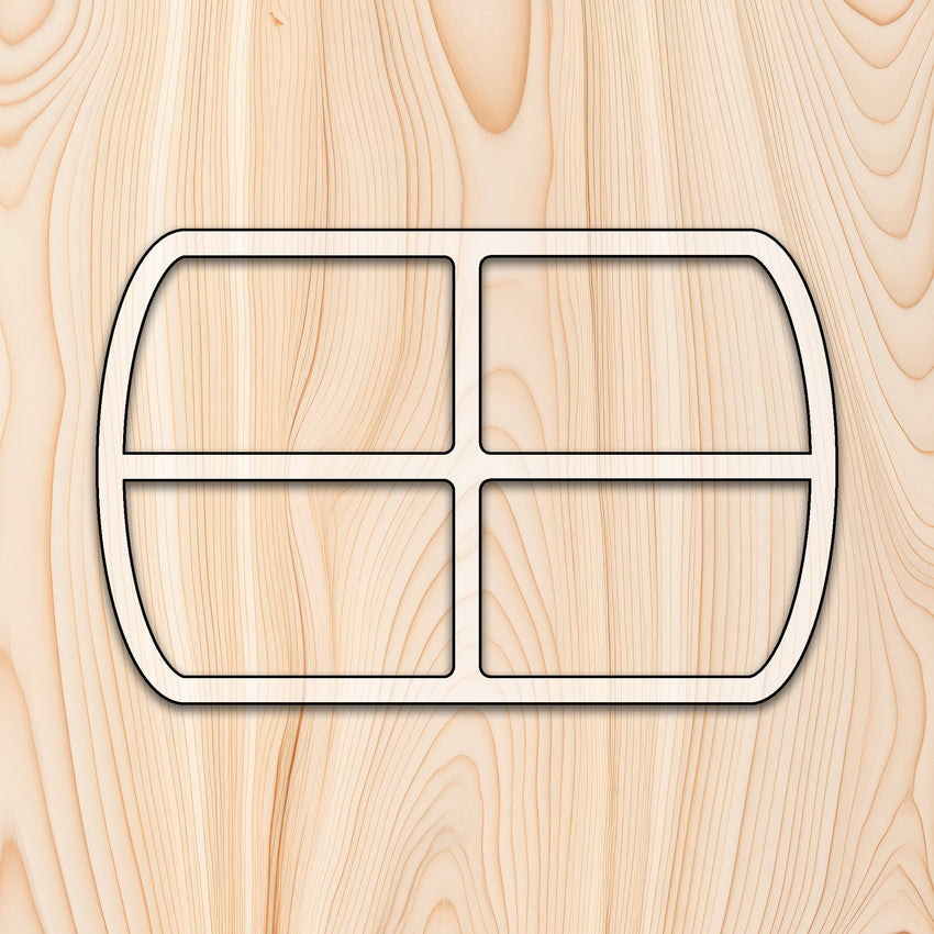 4 Rectangle Tray Router Template