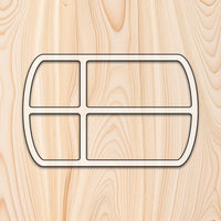 4 Offset Rectangle Tray Router Template