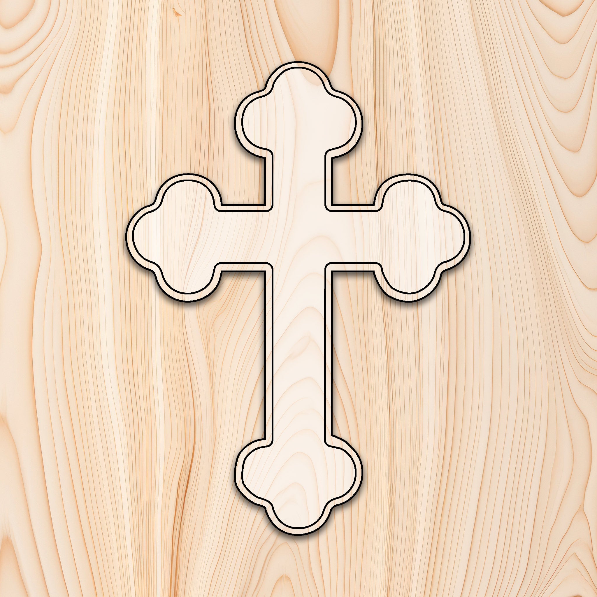 Budded Cross Plaque Router Template – Epoxy Forms Co