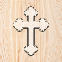 Budded Cross Plaque Router Template