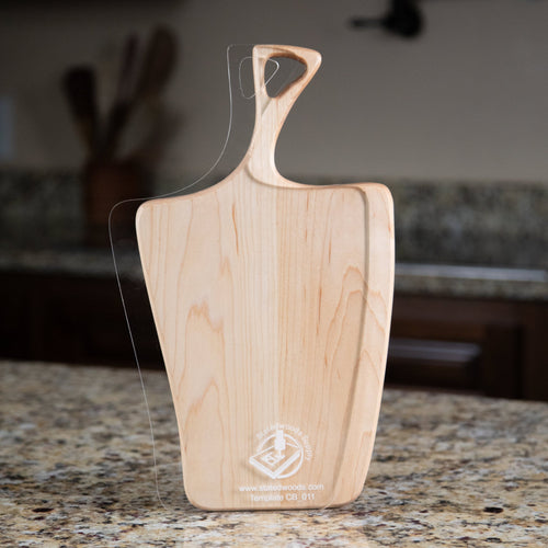 Organic Shape Cutting Board or Charcuterie Board Router Template Acrylic