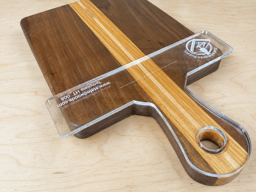 Natural Shaped Cutting Board or Charcuterie Board Handle Router Template