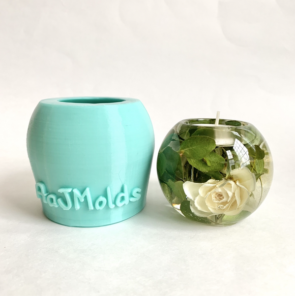 XL tea light candle holder mold Candle Holder