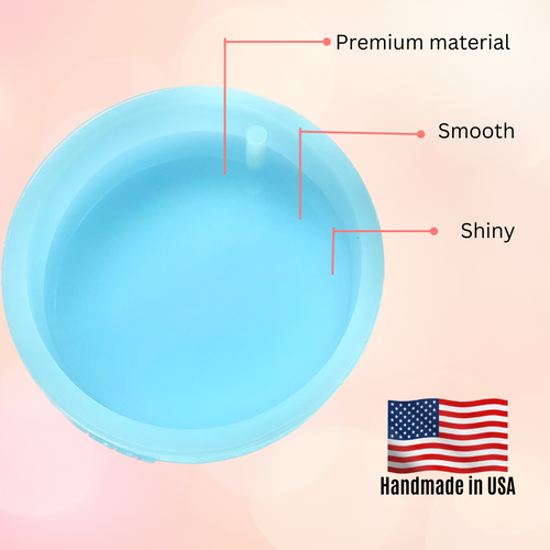 1” Deep Round Ornament Mold Coaster