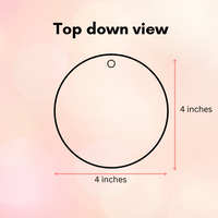 1” Deep Round Ornament Mold