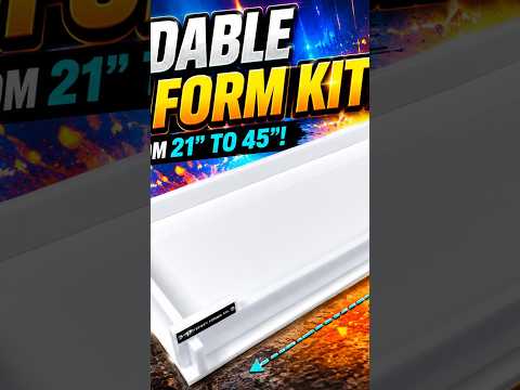 Large Universal Epoxy Form Kit - Fully Adjustable Form From 3" to 45" In Size