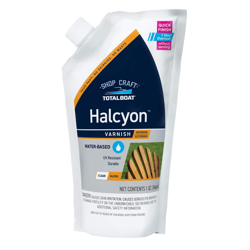 Halcyon Water-Based Marine Varnish