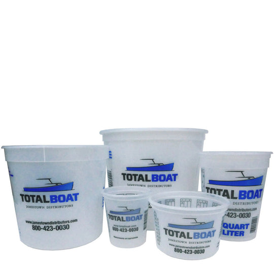 Plastic Paint Pails and Epoxy Mixing Cups