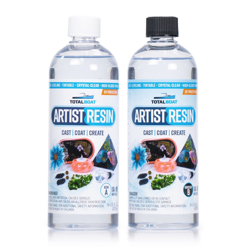 artisan resin perfect for casting, art projects, final coat epoxy